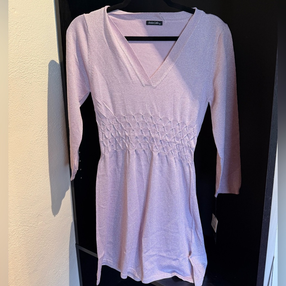 Dolce Cabo Metallic Purple Dress